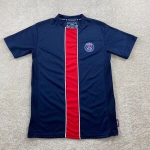 Paris Saint-Germain Soccer Jersey Mens Small Navy Blue 2019 Official Licensed